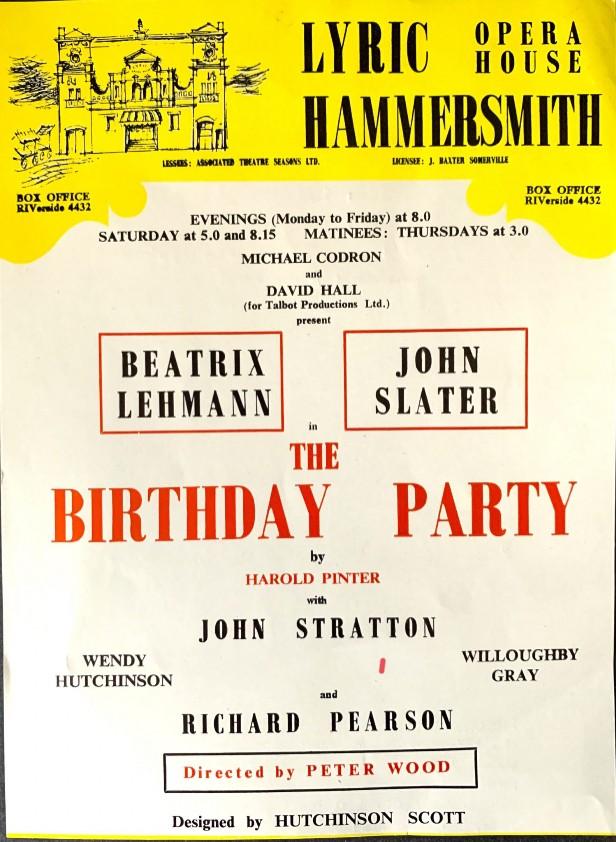 Poster for Lyric Hammersmith production